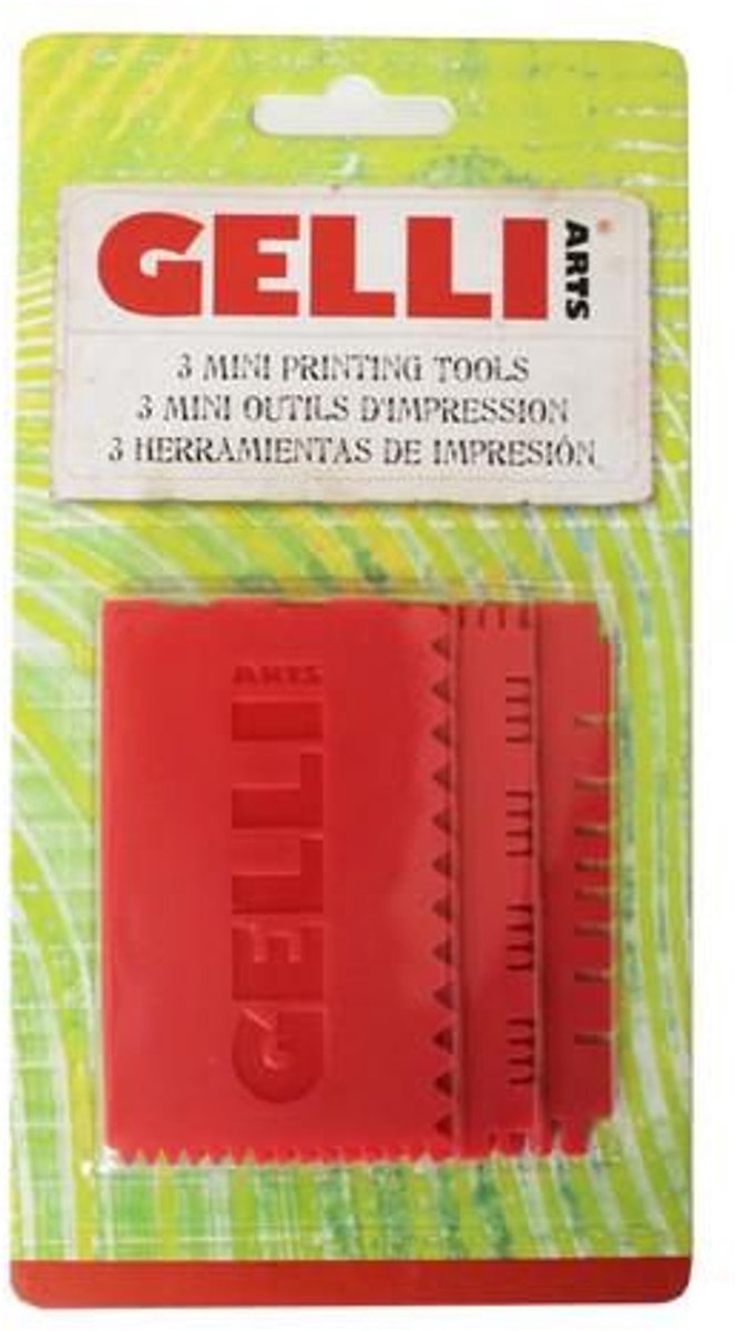 Gelli Arts Gelli Arts Mini Printing Tool Textuurkammen Set van 3.