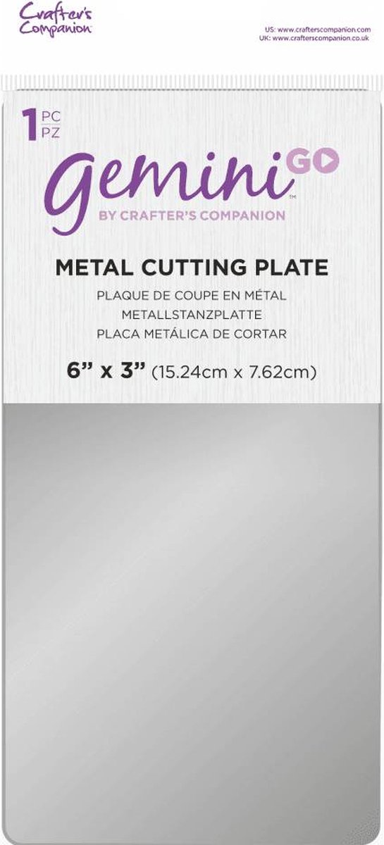 Gemini GO Accessoires - Metalen snijplaat