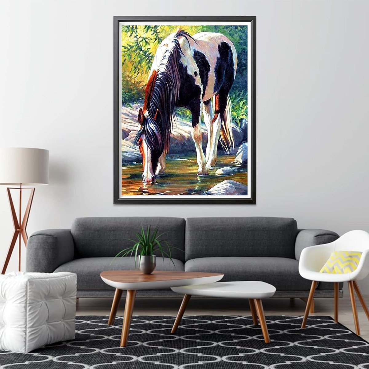 Diamond Painting Paard / Horse Diamond Painting set for adults and children 30x40cm