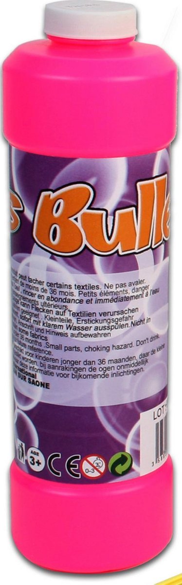 Fles bellenblaas zeep 900 ml - Feestdecoratievoorwerp