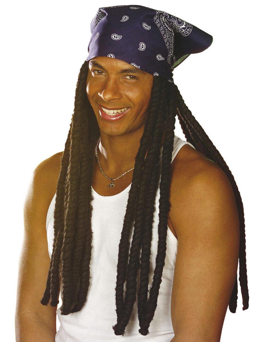 Rastapruik en bandana voor volwassenen - Verkleedpruik