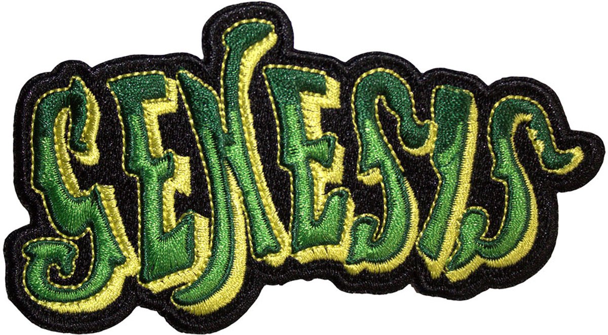 Genesis - Classic Logo Patch - Groen/Zwart