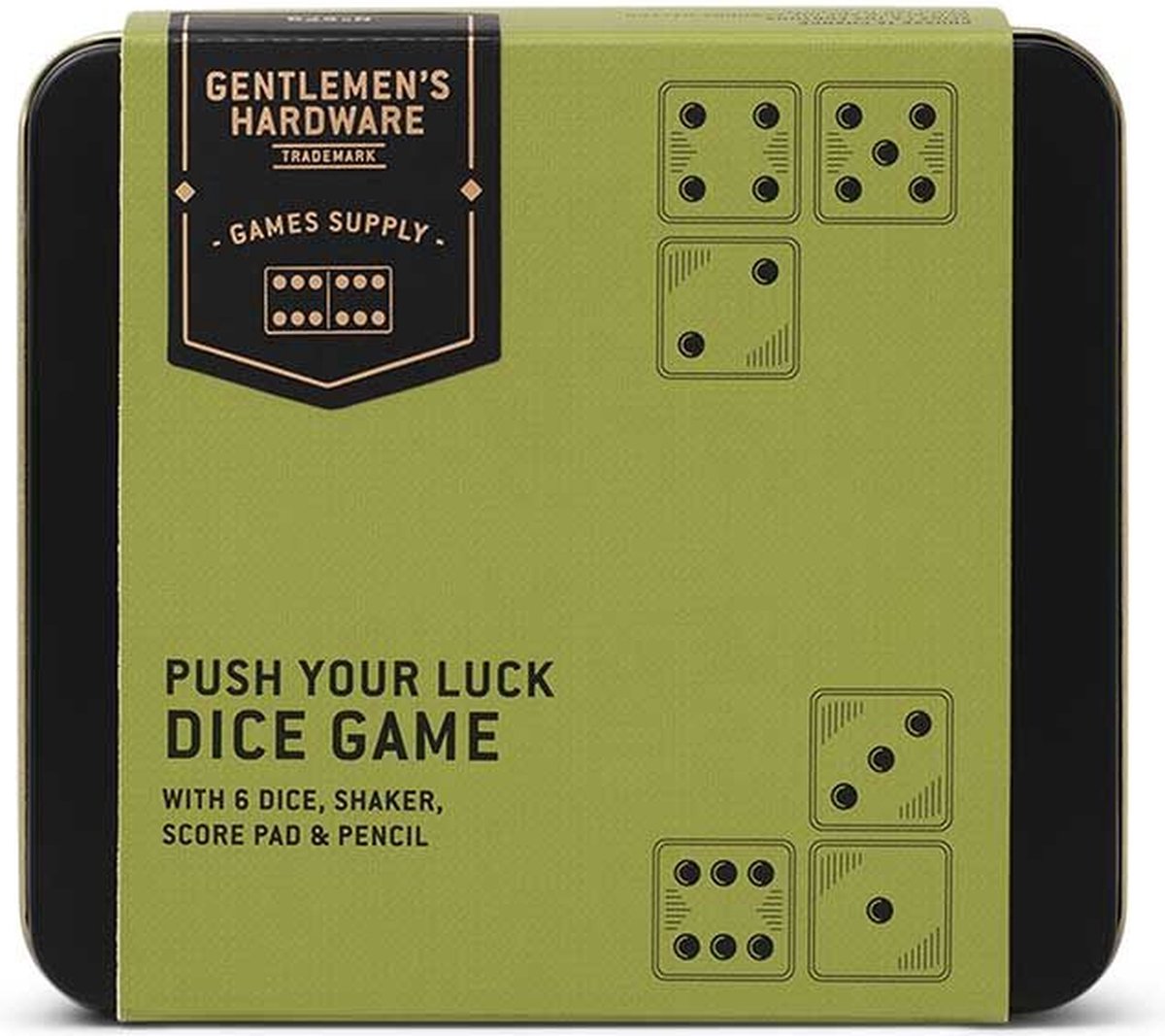 Gentlemans Hardware Push Your Luck Dobbelspel