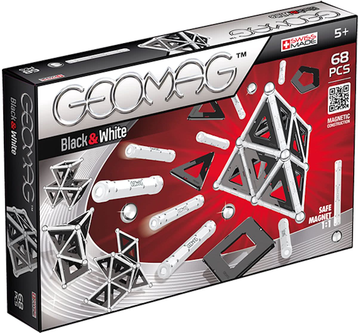 Geomag Panels Black&White 68 delig
