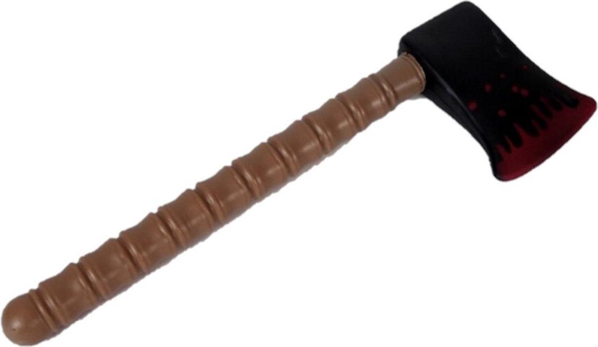 Speelgoed wapens plastic bijl van 47 cm - Horror/Halloween of ridder thema feestje