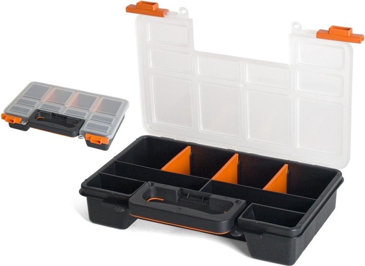 Gerimport Gereedschapskoffer Organizer 29 X 20 X 6 Cm Zwart