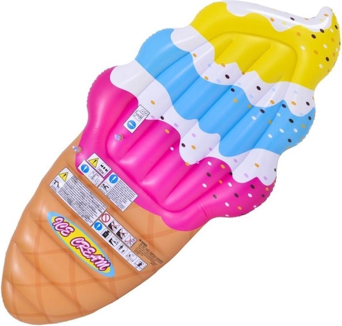 Gerimport Luchtbed Ice-cream 180 X 87 Cm Vinyl