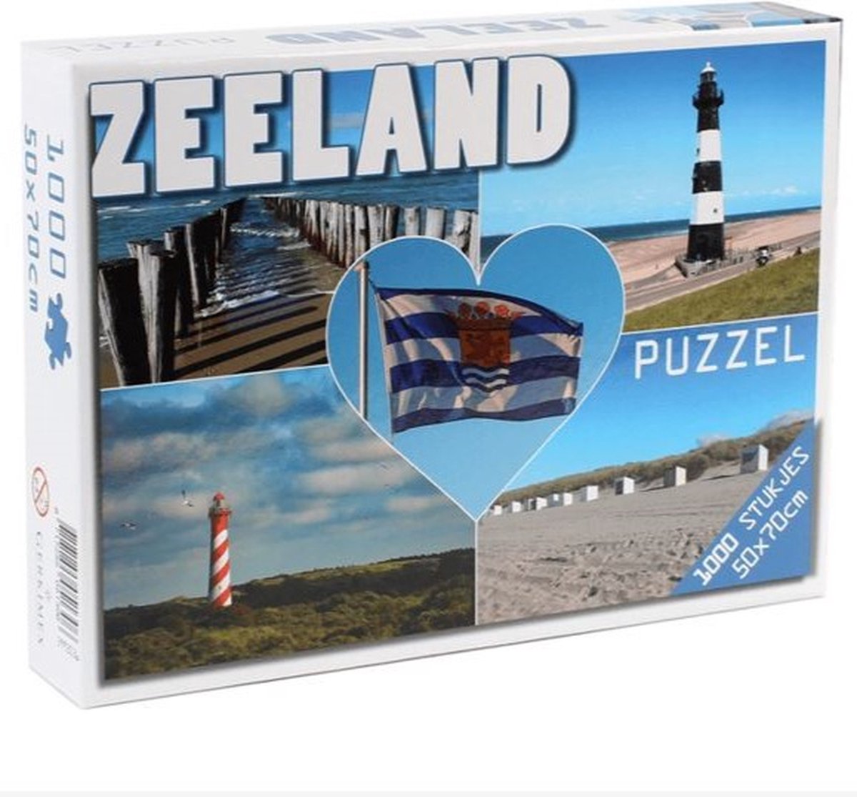 Puzzel 50x70cm ZEELAND collage