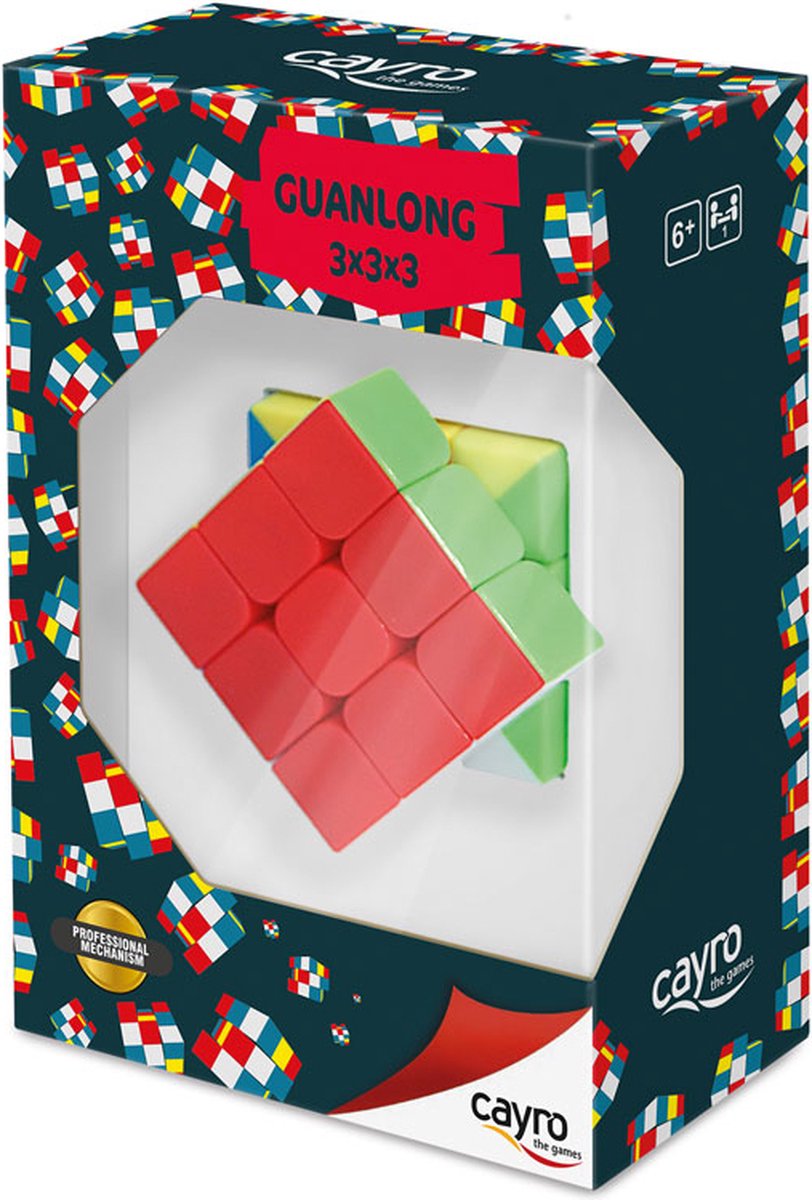 Cayro - Kubus 3x3x3 - Puzzelspel Denkspel - Geschikt vanaf 6 Jaar