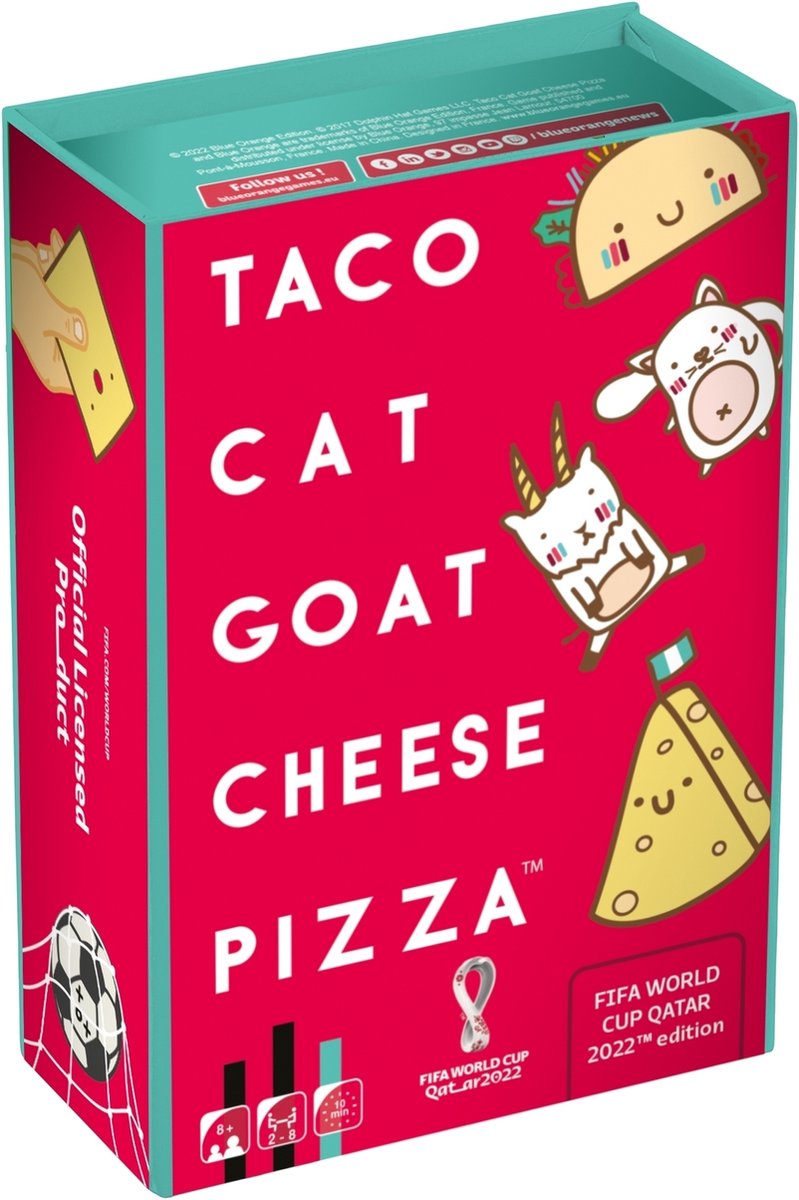Geronimo Games Taco Cat Goat Cheese Pizza - Kaartspel - FIFA world cup edition