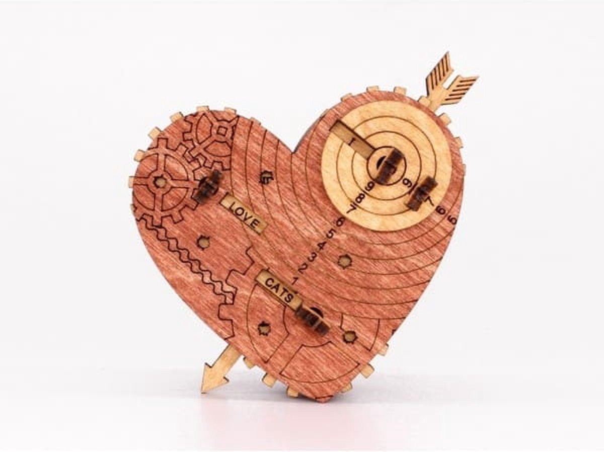 Giftbox Puzzle - Tin Woodmans Heart