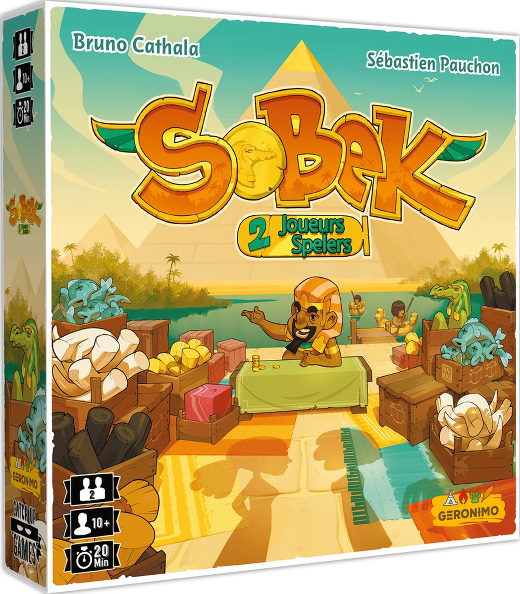 Sobek - 2 spelers/joueurs NL/FR - Bordspel - Geronimo Games - Catch Up Games