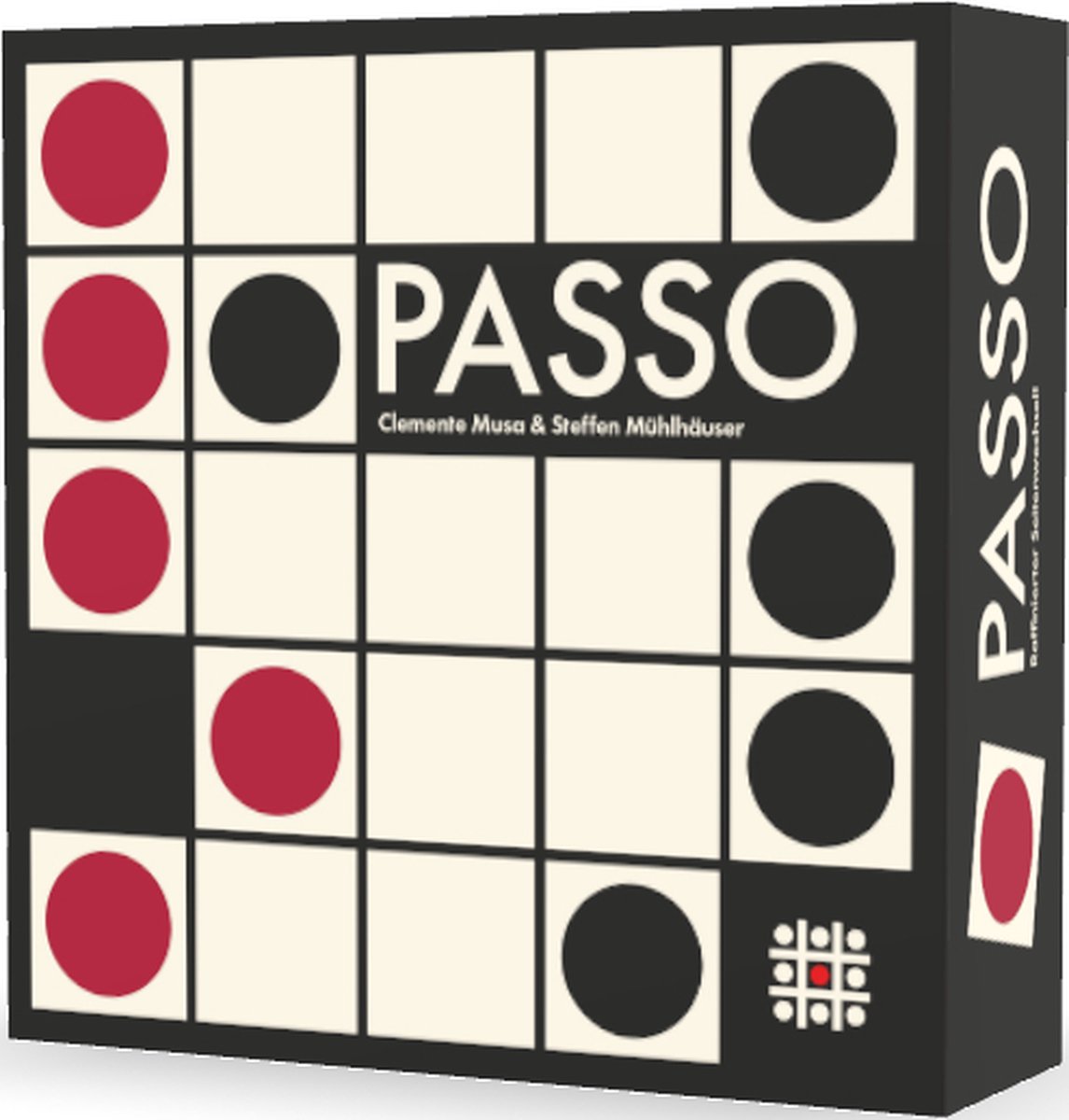 Steffen Spiele - Passo - Strategisch Spel - 2 Spelers - Geschikt vanaf 7 Jaar