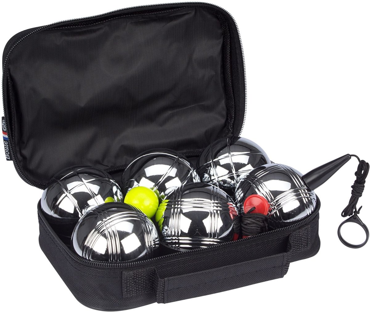 Get & Go Jeu De Boules Set Vi 11-delig Zilver