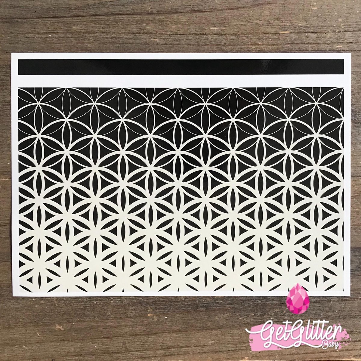   - Henna Plak Tattoos / Tijdelijke Tattoo / Nep Tatoeage / Fake Temporary Tattoo - Mandala Fade