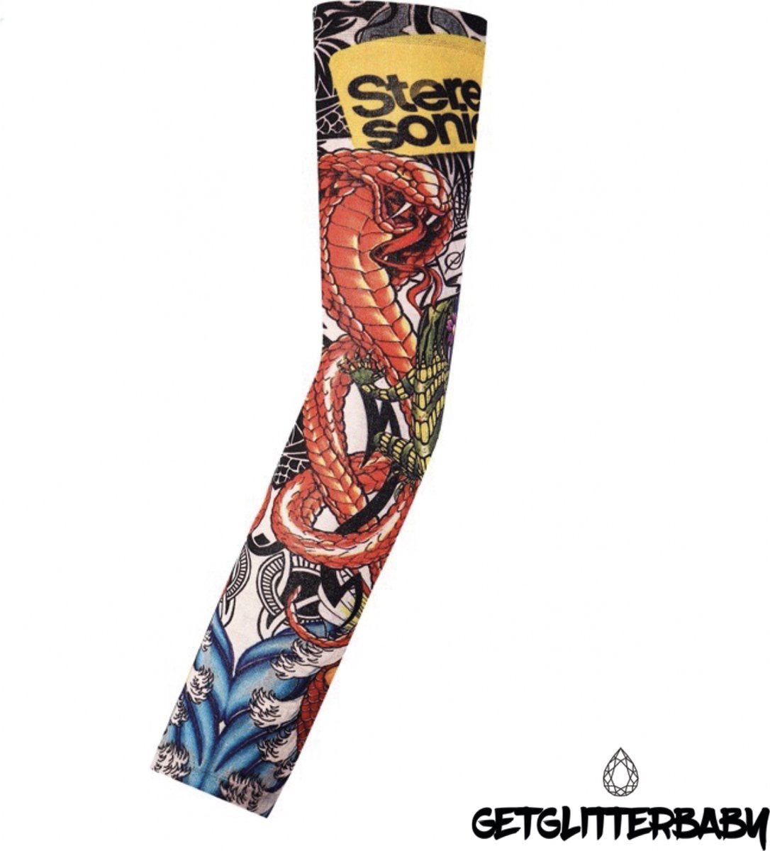 GetGlitterBaby® - Tattoo Sleeve / Tijdelijke Tattoos Arm / Nep Tatoeage Mouw / Fake Temporary Neppe Tatoe Kous Tattoo