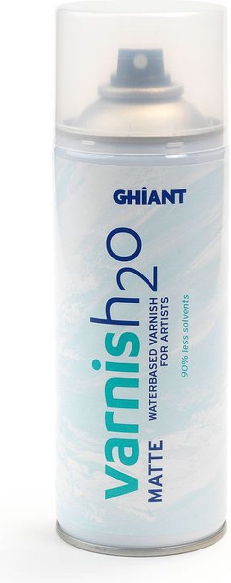 Ghiant H²O vernis - Watergebaseerde vernis - Satijnglans - Spuitbus - 400ml