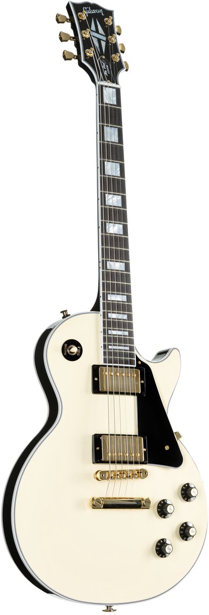 Gibson Les Paul Custom 70s Buttercream - Single-cut elektrische gitaar