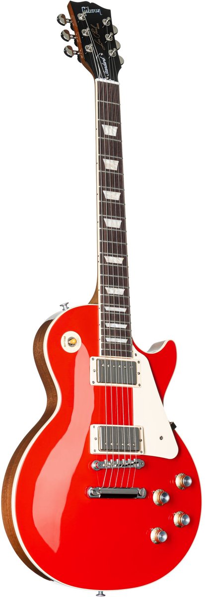 Gibson Les Paul Standard 60s Plain CR Cardinal Red Top - Single-cut elektrische gitaar