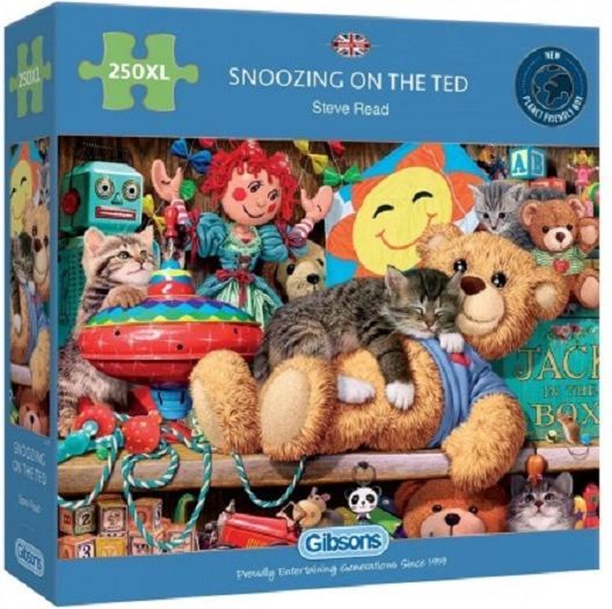Gibsons puzzel Snoozing on the Ted 250XL