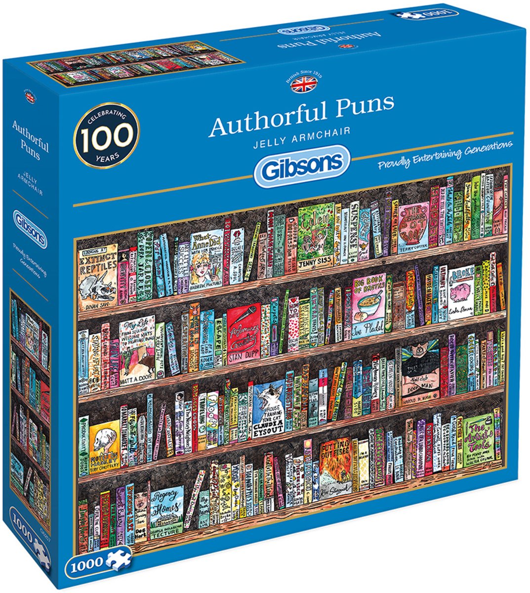 Gibsons: Authorful Puns - Jelly Armchair (1000) puzzel