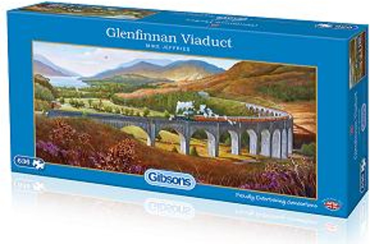 Legpuzzel van 636 stukjes - Glenfinnan Viaduct, Mike Jeffries