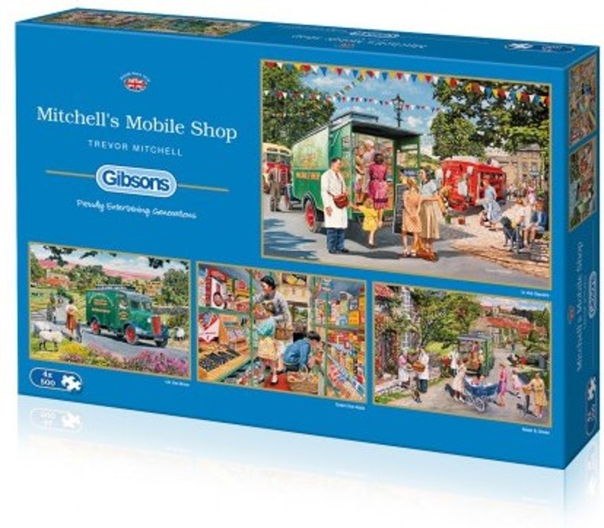 Mitchells Mobile Shop Puzzel (4 x 500 stukjes)