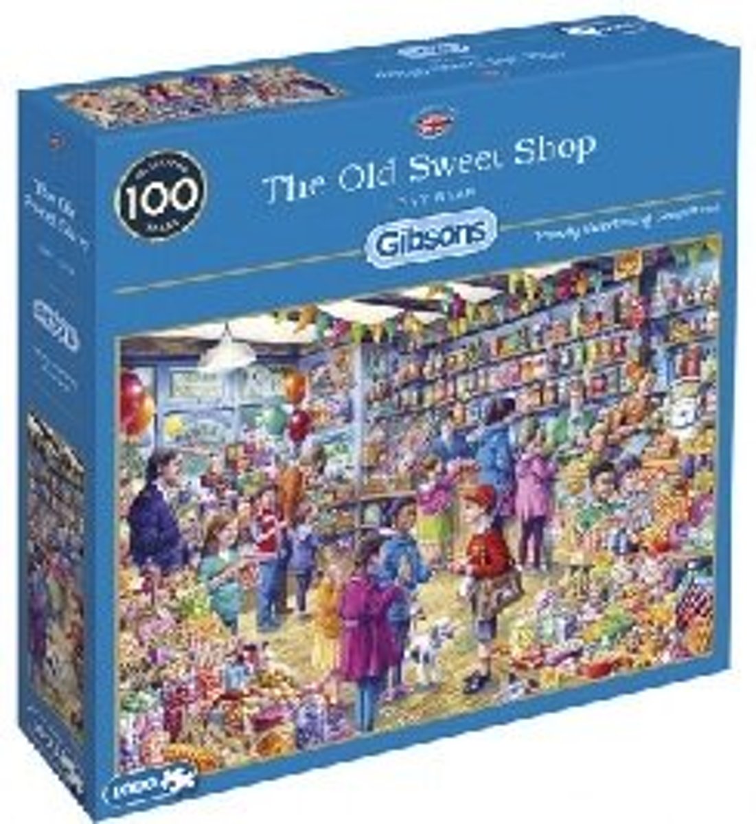 The old sweet shop - tony ryan - puzzel - gibsons - 1000 - 68x49