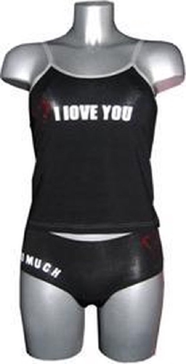 Slip en top I love You- maat L