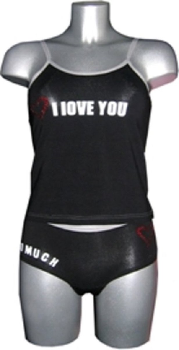 Slip en top I love you- maat M