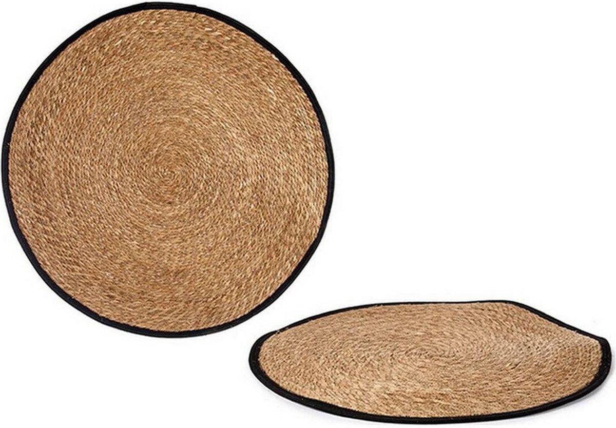 Tapijt Bruin Zwart Natuurlijke Vezel (Ø 100 cm)