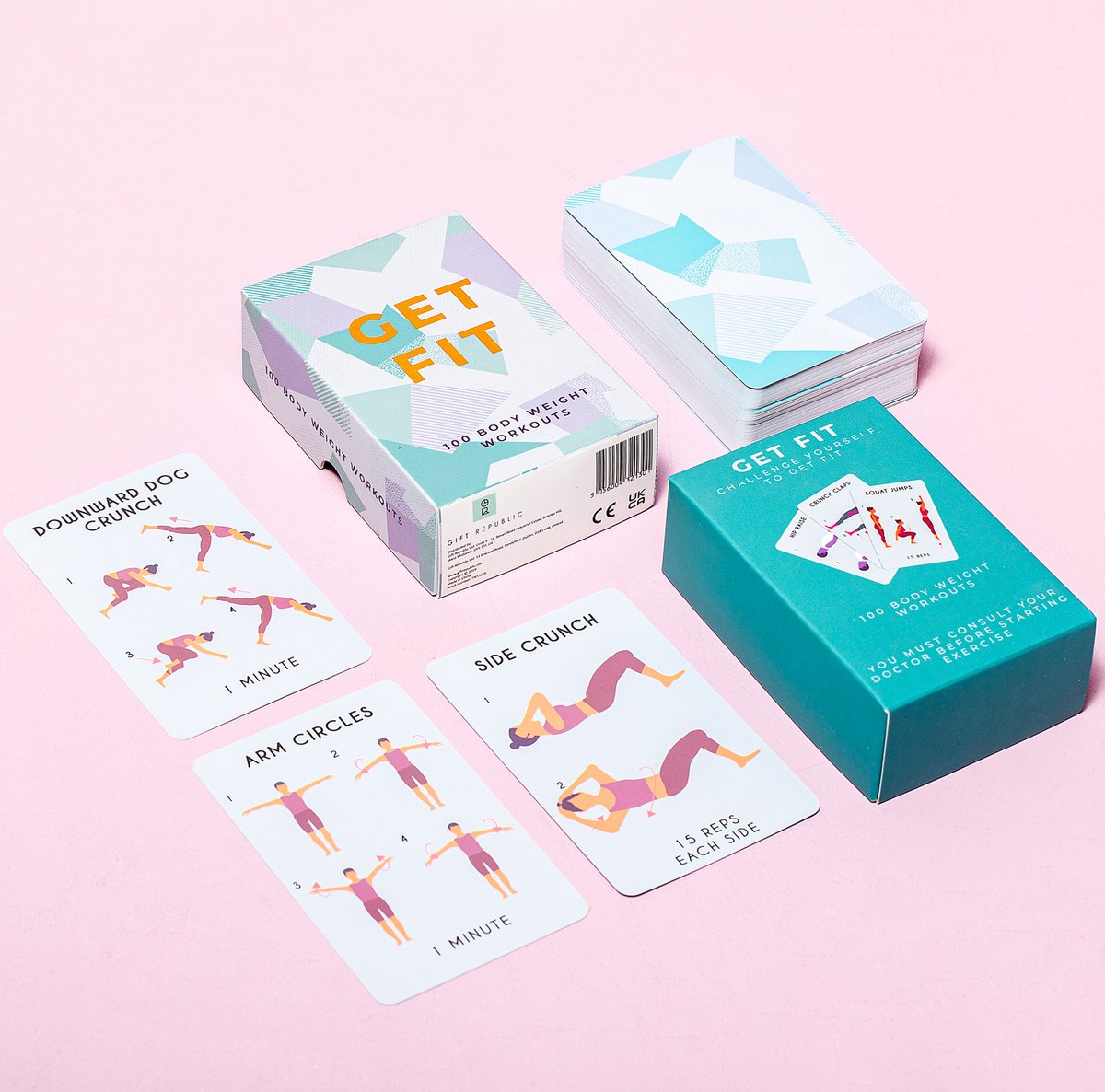 Gift Republic Mindfulness Kaarten - Get Fit