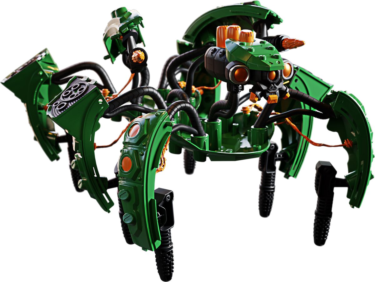 Gigabot Energy Core Araknix - Giant Beast Actiefiguur