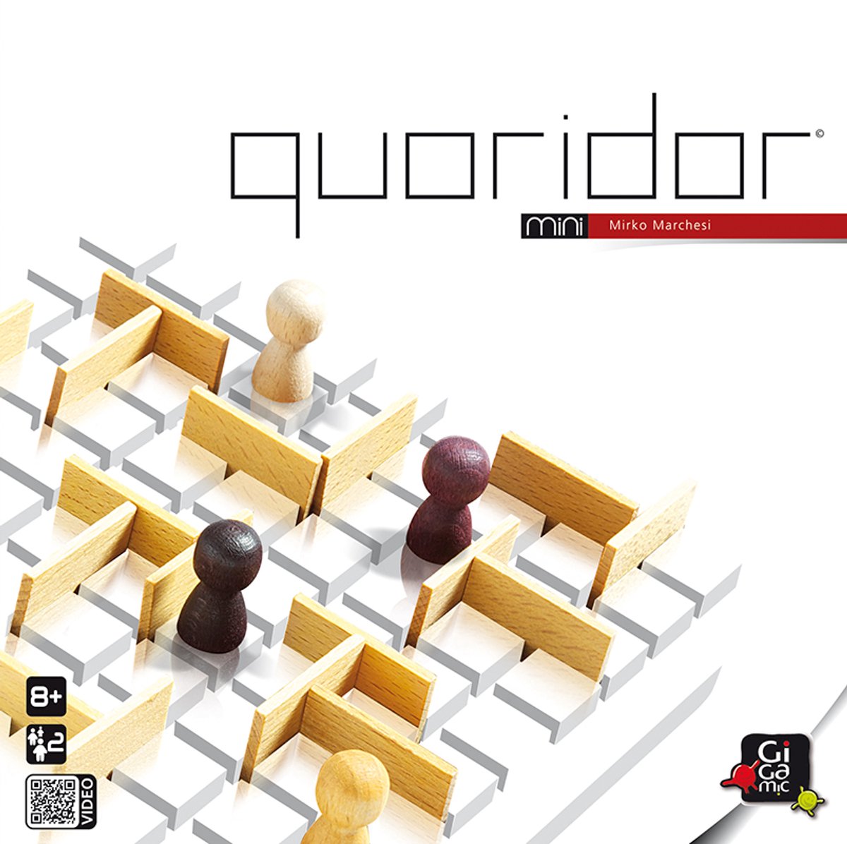 Gigamic - Quoridor Mini - Abstract Strategisch spel