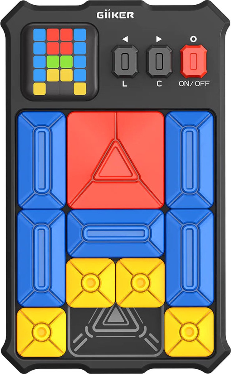 GiiKER Super Slide puzzelspellen - Originele 500+ uitdagingen hersenkrakerpuzzel - Speelgoed voor kinderen tieners - Reisspellen - Verjaardagscadeaus voor jongens en meisjes - Activiteiten voor roadtrips