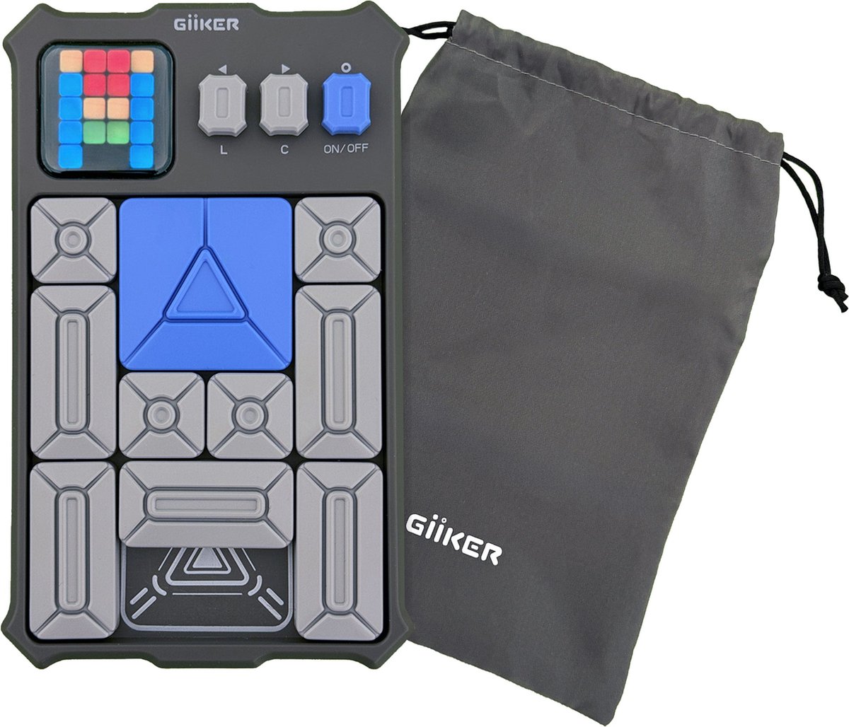 GiiKER Super Slide puzzelspellen - Originele 500+ uitdagingen hersenkrakerpuzzel - Speelgoed voor kinderen tieners - Reisspellen - Verjaardagscadeaus voor jongens en meisjes - Activiteiten voor roadtrips