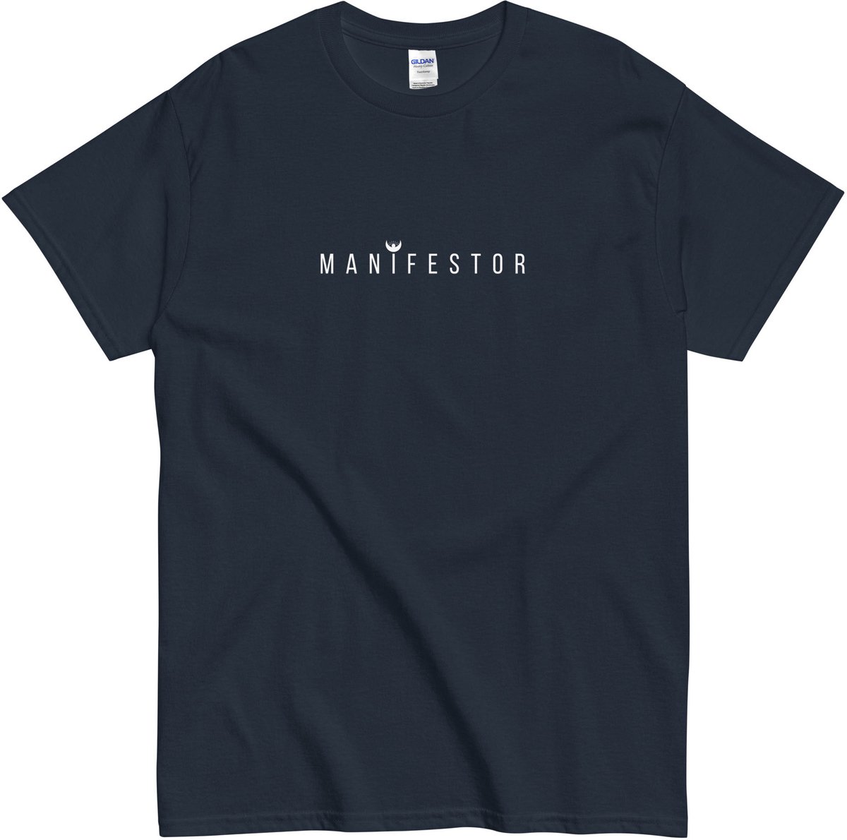 Dames Heren T Shirt met Manifestor Tekst en 