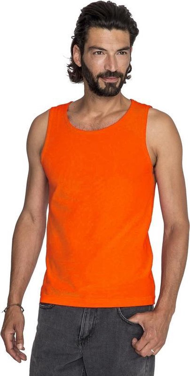 Oranje casual tanktop/singlet voor heren - Holland feest kleding - Supporters/fan artikelen - herenkleding hemden XL (54)