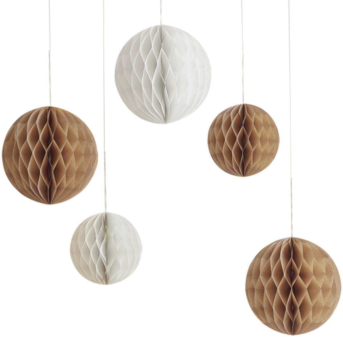 Bruin & Creme - 5 stuks