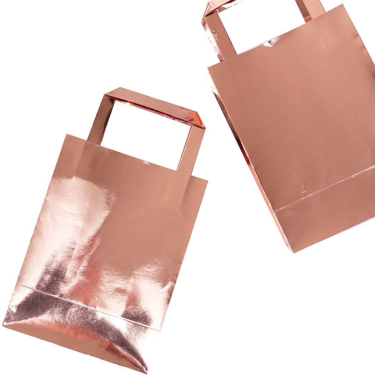 Feest tasjes - Rosé goud (5 stuks)