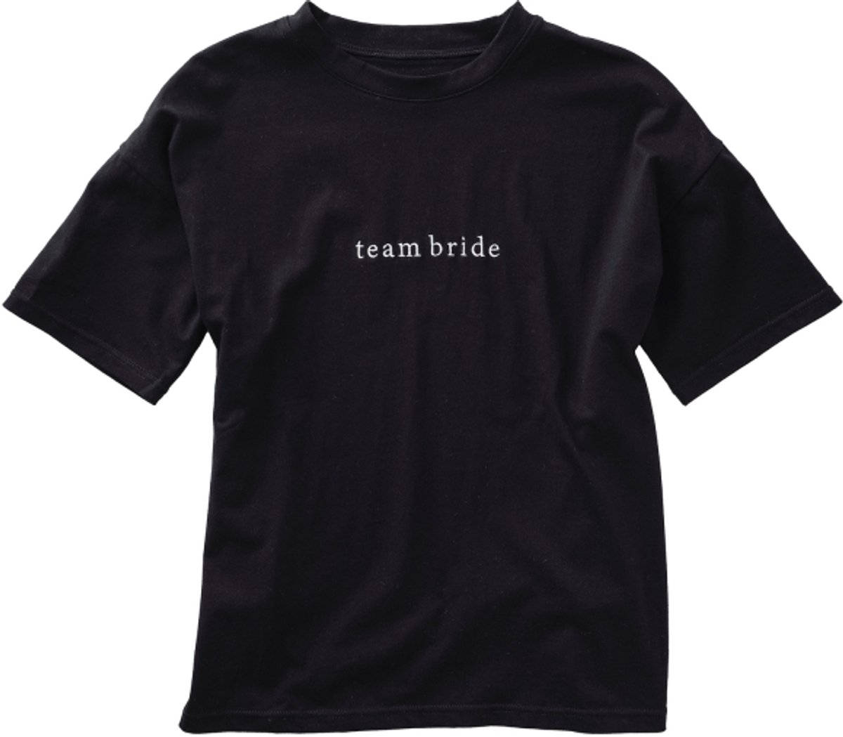 Ginger Ray - Ginger Ray - Zwart t-shirt team bride - maat L