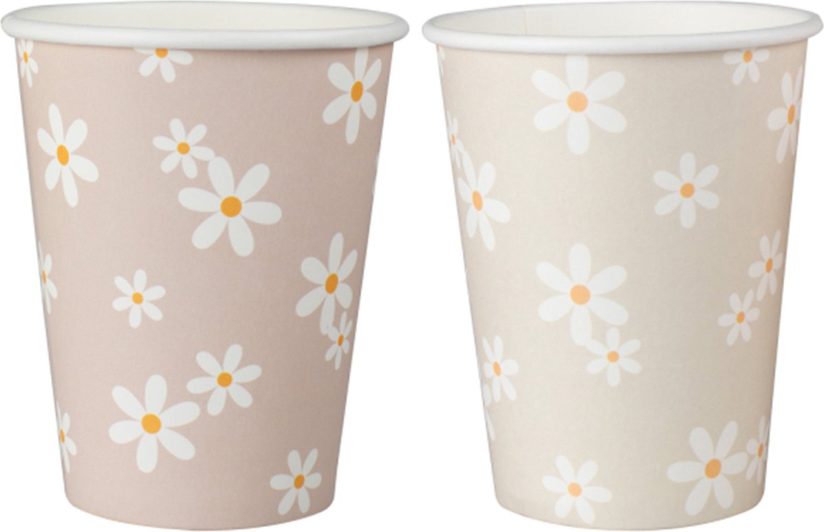 Madeliefjes Roze & Creme - 8 stuks