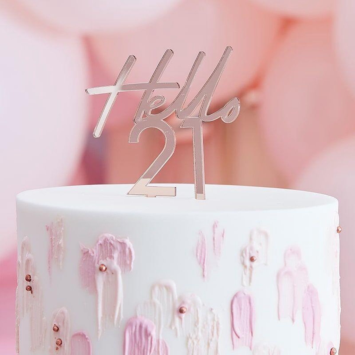 Mix it Up – Cake topper Hello 21