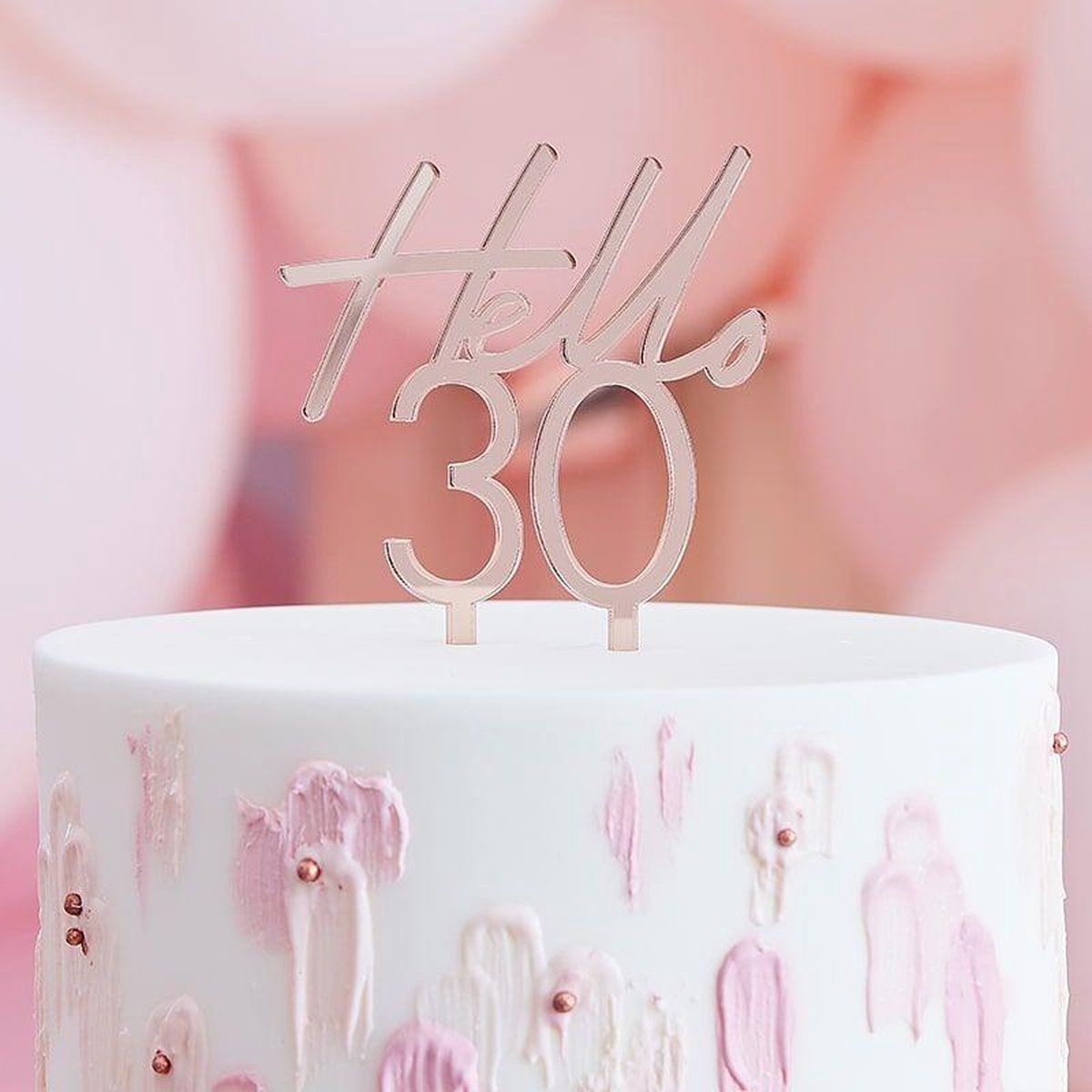 Mix it Up – Cake topper Hello 30