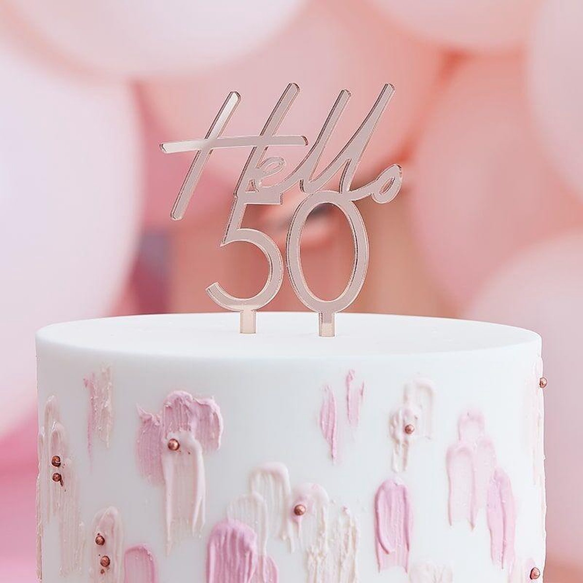 Mix it Up – Cake topper Hello 50