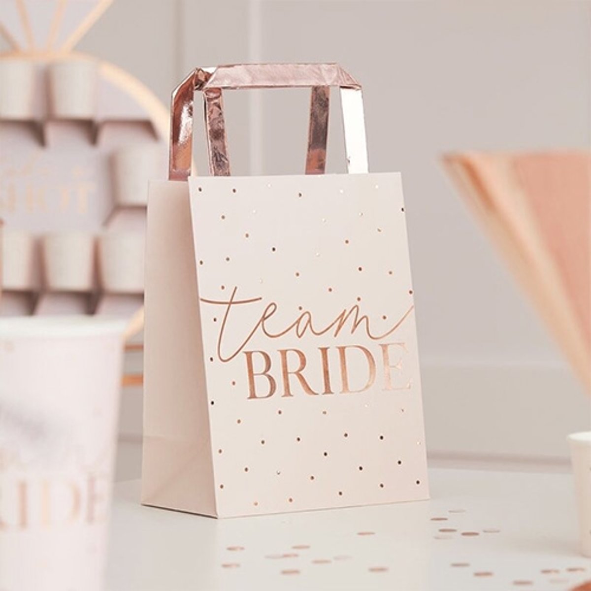 Team Bride - Gift Bag team bride (5 stuks)