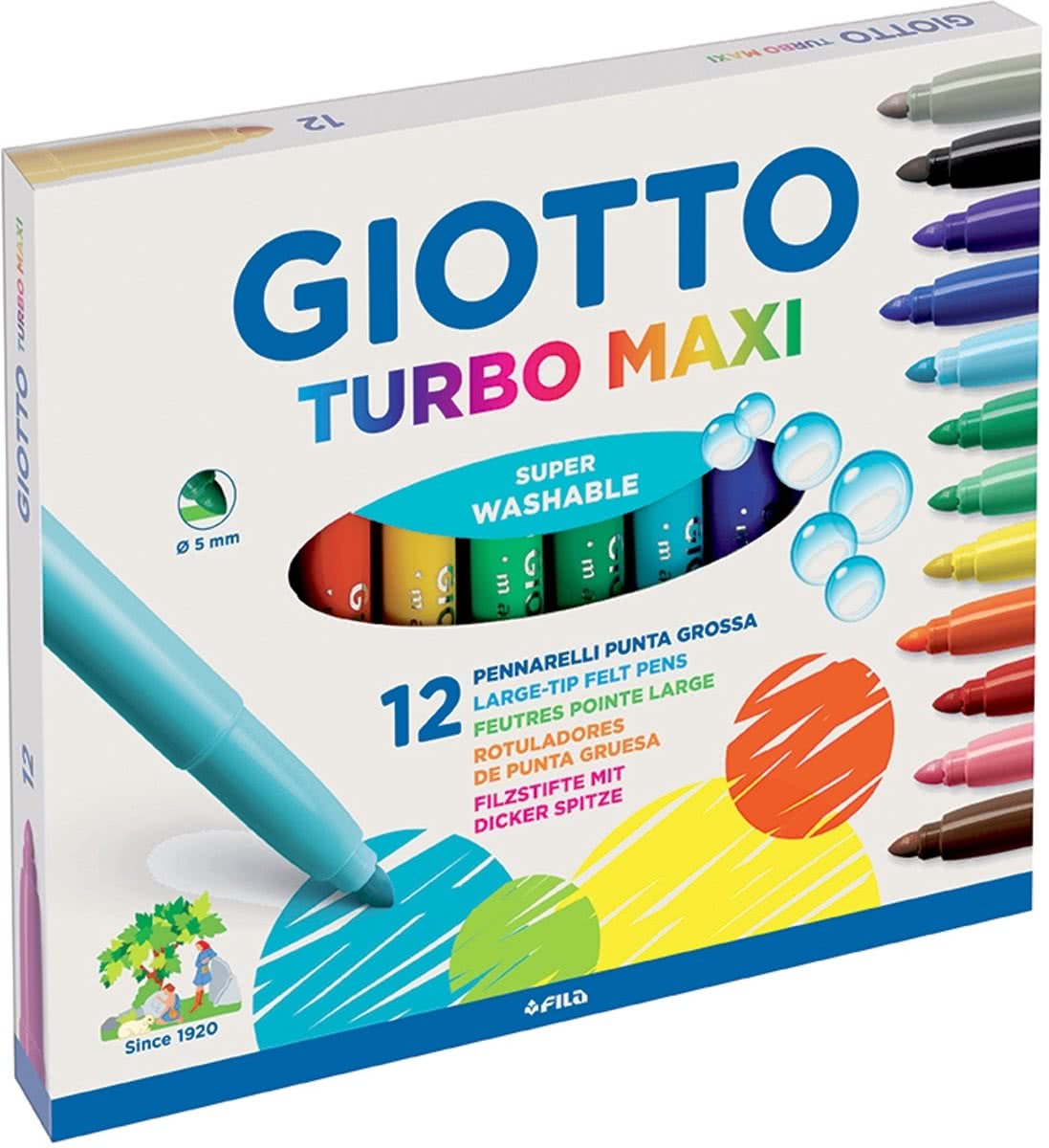6 GIOTTO TURBO MAXI VILTSTIFTEN 453000