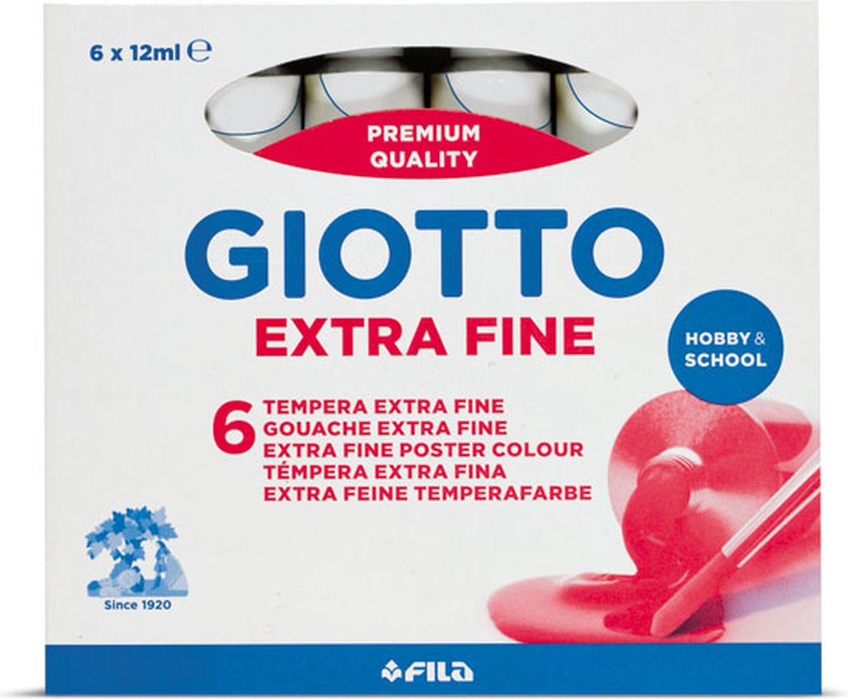 Giotto 352001 temperaverf 12 ml Koker Wit
