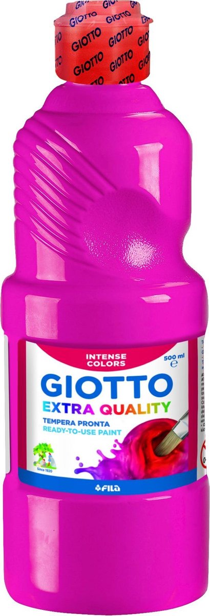Giotto Bottle 500 ml poster paint Magenta (red primaire)
