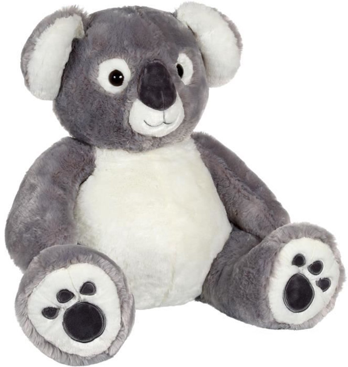 Knuffel - GIPSY TOYS - Koala 70 cm - Wit en grijs